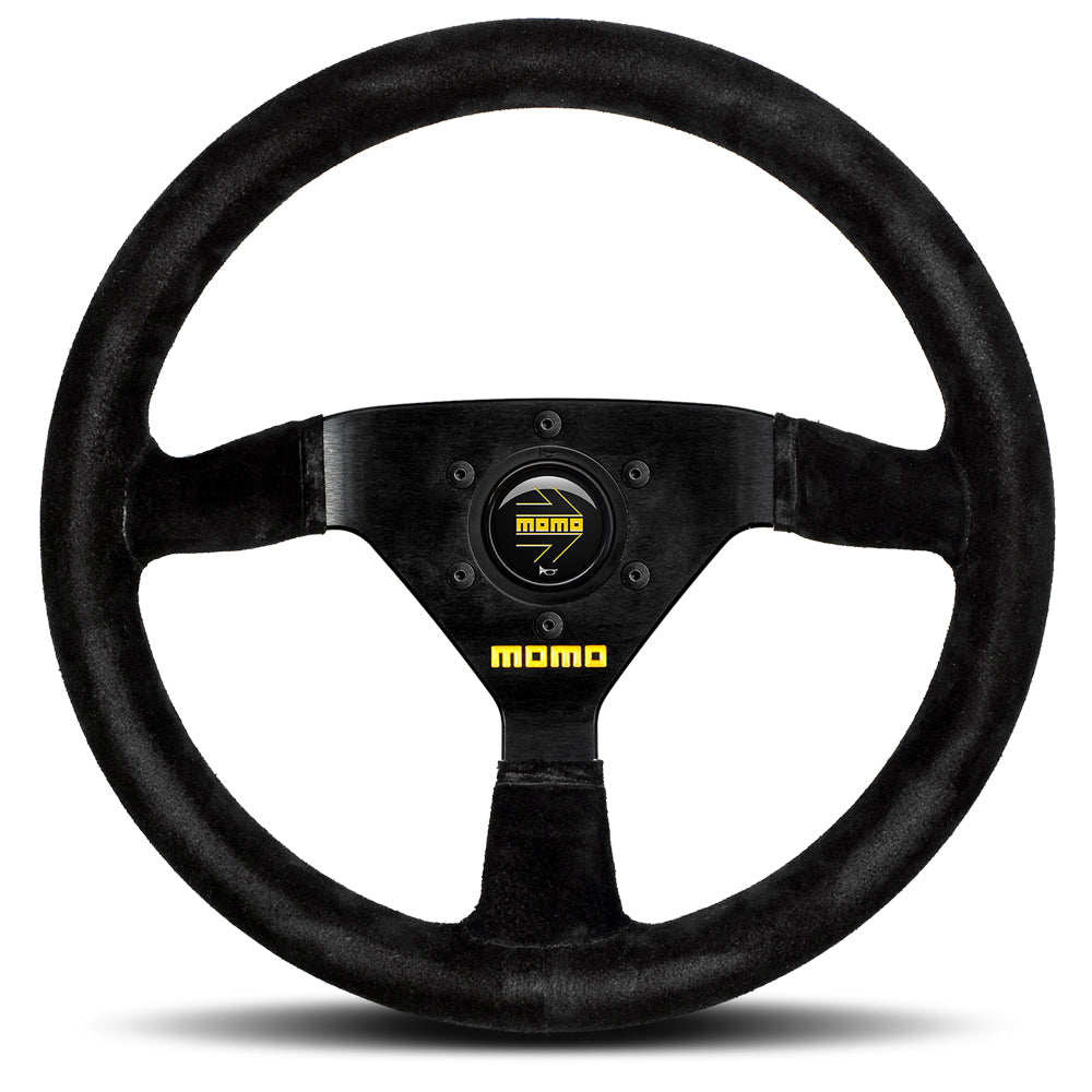 STEERING WHEEL MOD.69 350MM BLACK SUEDE