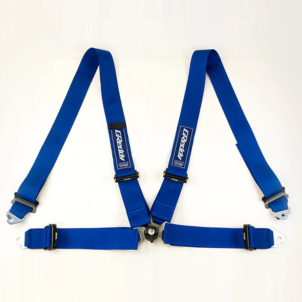 GREDDY X TRS RACING HARNESS 3INC 4PT RH BLUE