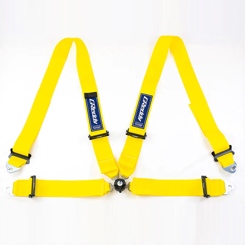 GREDDY X TRS RACING HARNESS 3INC 4PT RH YELLOW