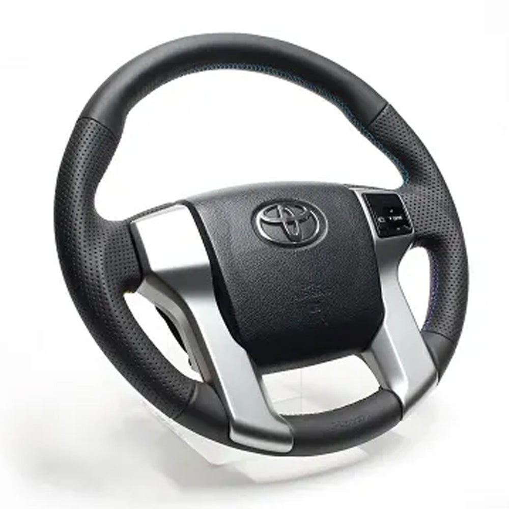 GREDDY STEERING WHEEL ALL LEATHER 3 COLORS STITCH TRJ150W