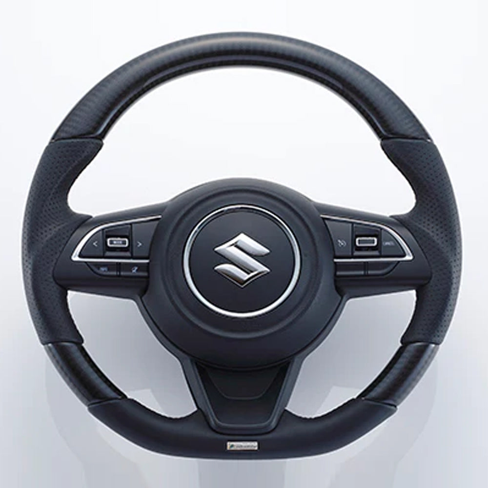 GREDDY STEERING WHEEL BLACK CARBON RED STITCH ZC33S