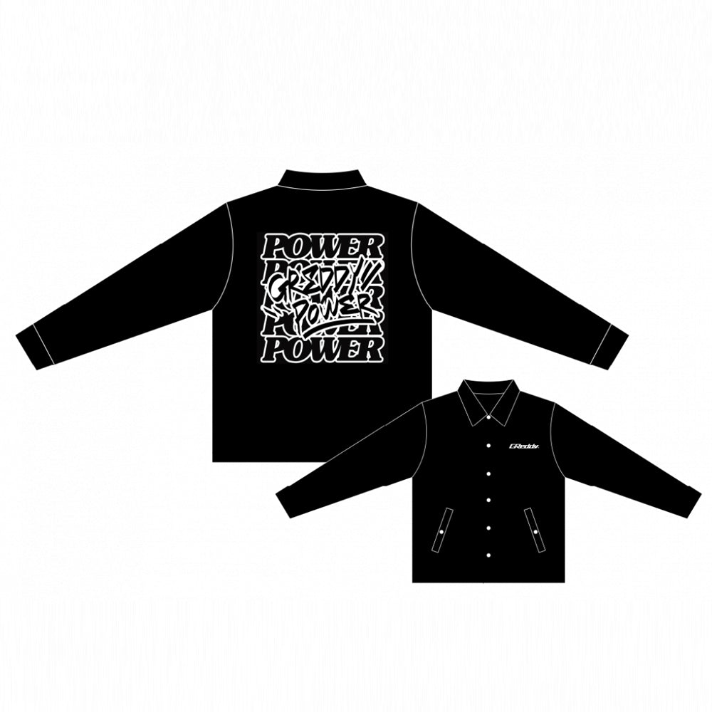 GREDDY POWER COACH JACKET BLACK XXL