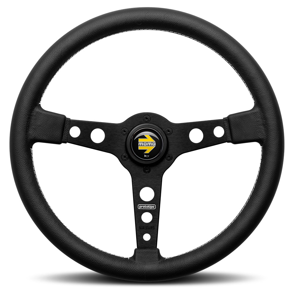 STEERING WHEEL PROTOTIPO BLACK SPOKE  370