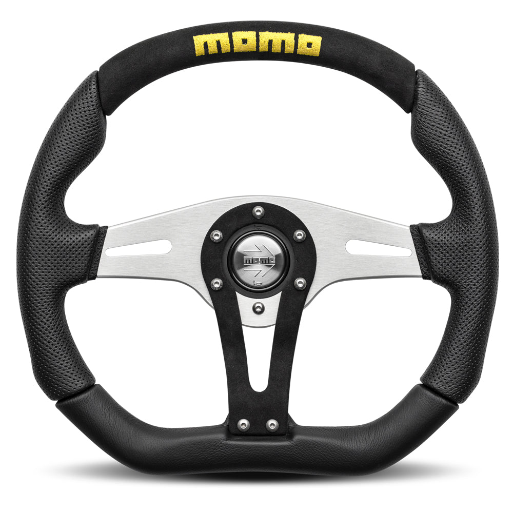 STEERING WHEEL TREK 350MM LEATHER-ALC. BLACK