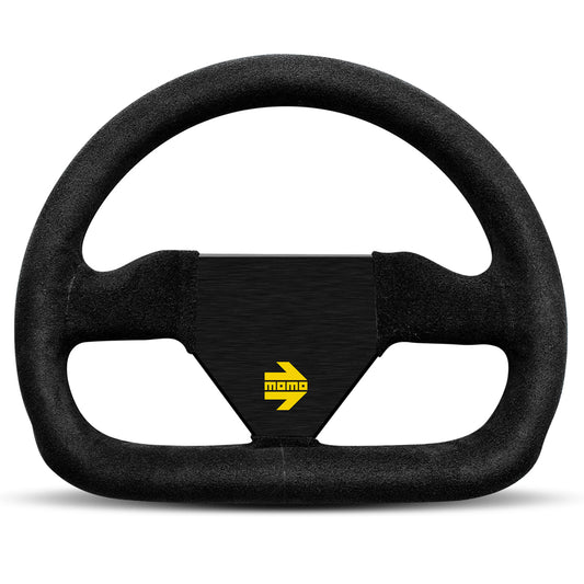 STEERING WHEEL MOD.12 250 BLACK SUEDE