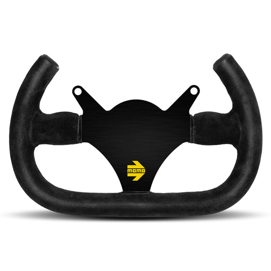 STEERING WHEEL MOD.101 290 BLACK SUEDE