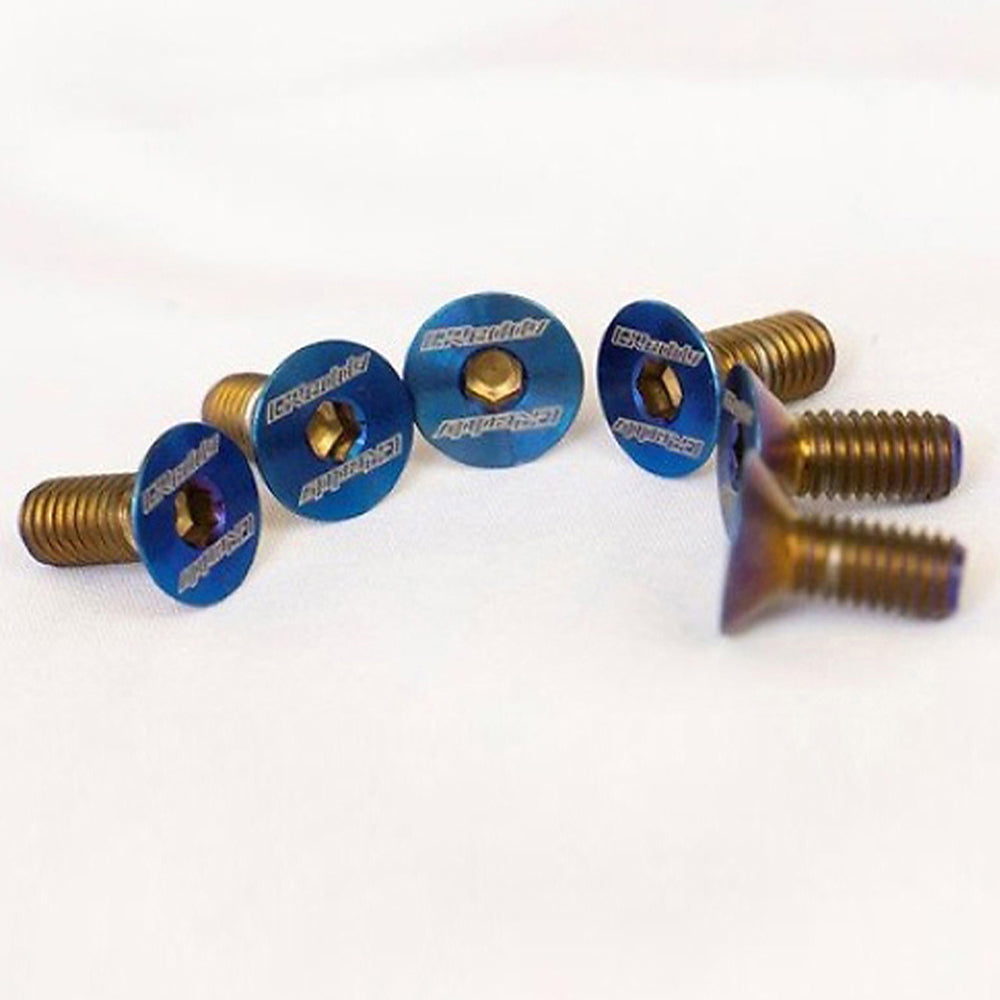 GREDDY SPORTS STEERING WHEEL TITAN BOLT BLUE M5X12MM (6PC