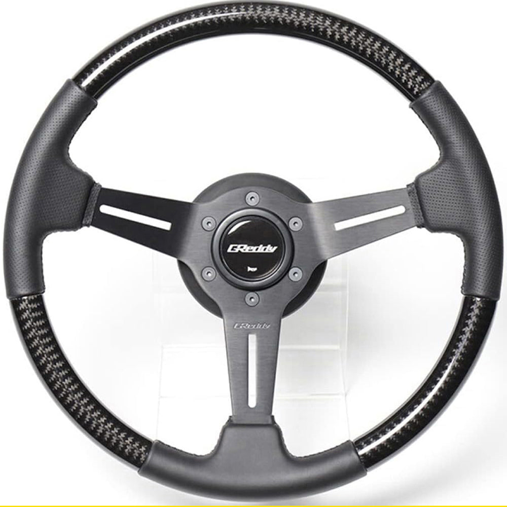 GREDDY SPORTS STEERING CARBON