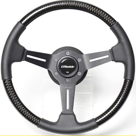 GREDDY SPORTS STEERING CARBON
