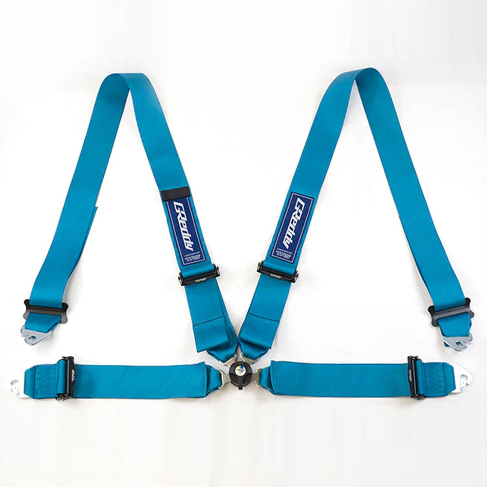 GREDDY X TRS RACING HARNESS 3INC 4PT RH MIAMI BLUE