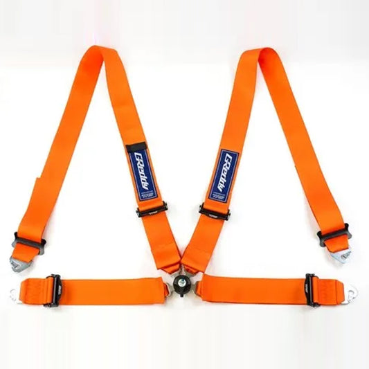 GREDDY X TRS RACING HARNESS 3INC 4PT LH ORANGE