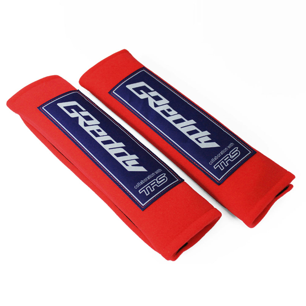 GREDDY X TRS SHOULDER PAD 75MM RED