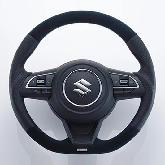 GREDDY STEERING ALL LEATHER RED STITCH ZC33S