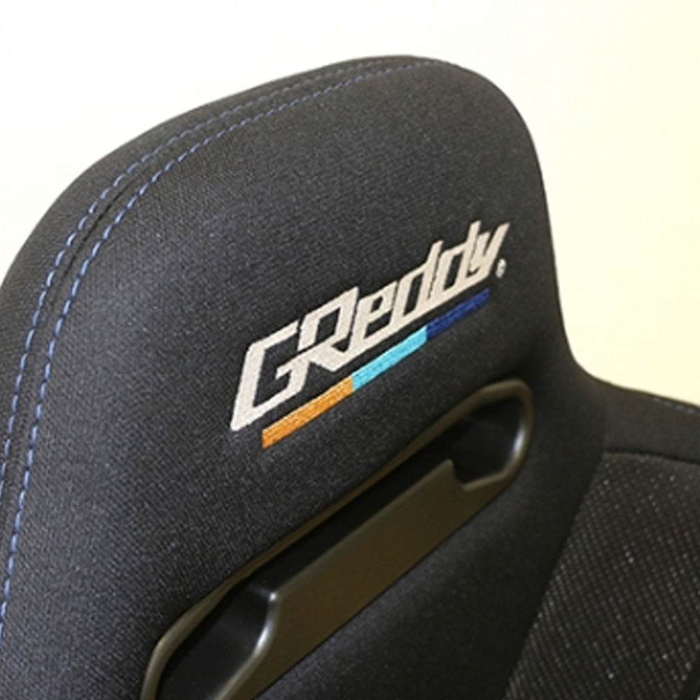 GREDDY RACING CHAIR TYPE 1 FABRICK BLACK
