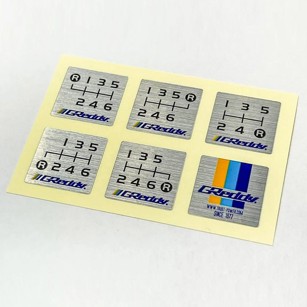 GREDDY SHIFT PATTERN STICKER