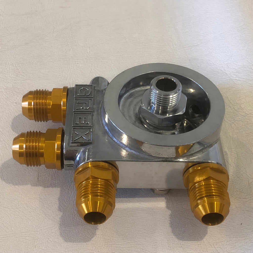 GReddy Oil Cooler Relocate Oil Block Filter Side TYPE-I Block 12401115 ...