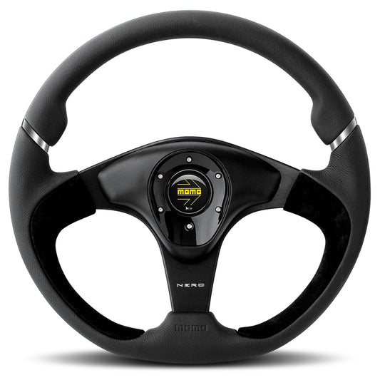 STEERING WHEEL NERO  350MM-BLACK