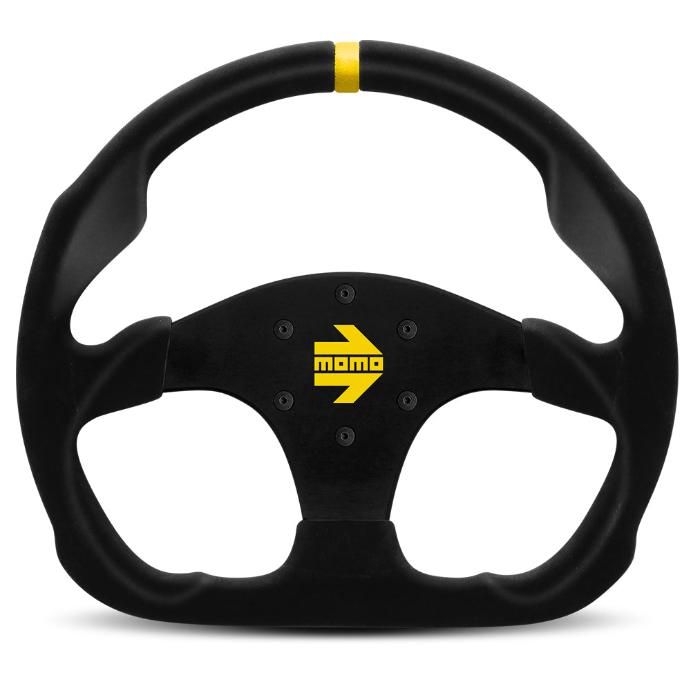 STEERING WHEEL MOD.30 320 BLACK SUEDE