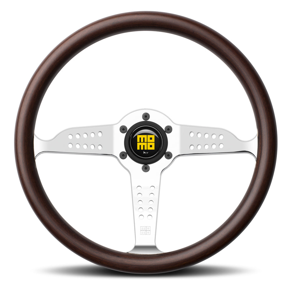 STEERING WHEEL HERITAGE SUPER GRAND PRIX WOOD 350MM